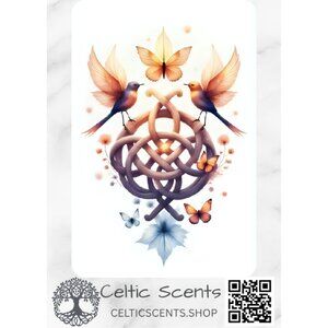 Celtic Knot Magnetic Bookmark, Laminated with Strong Magnet, Decorative Bookmark